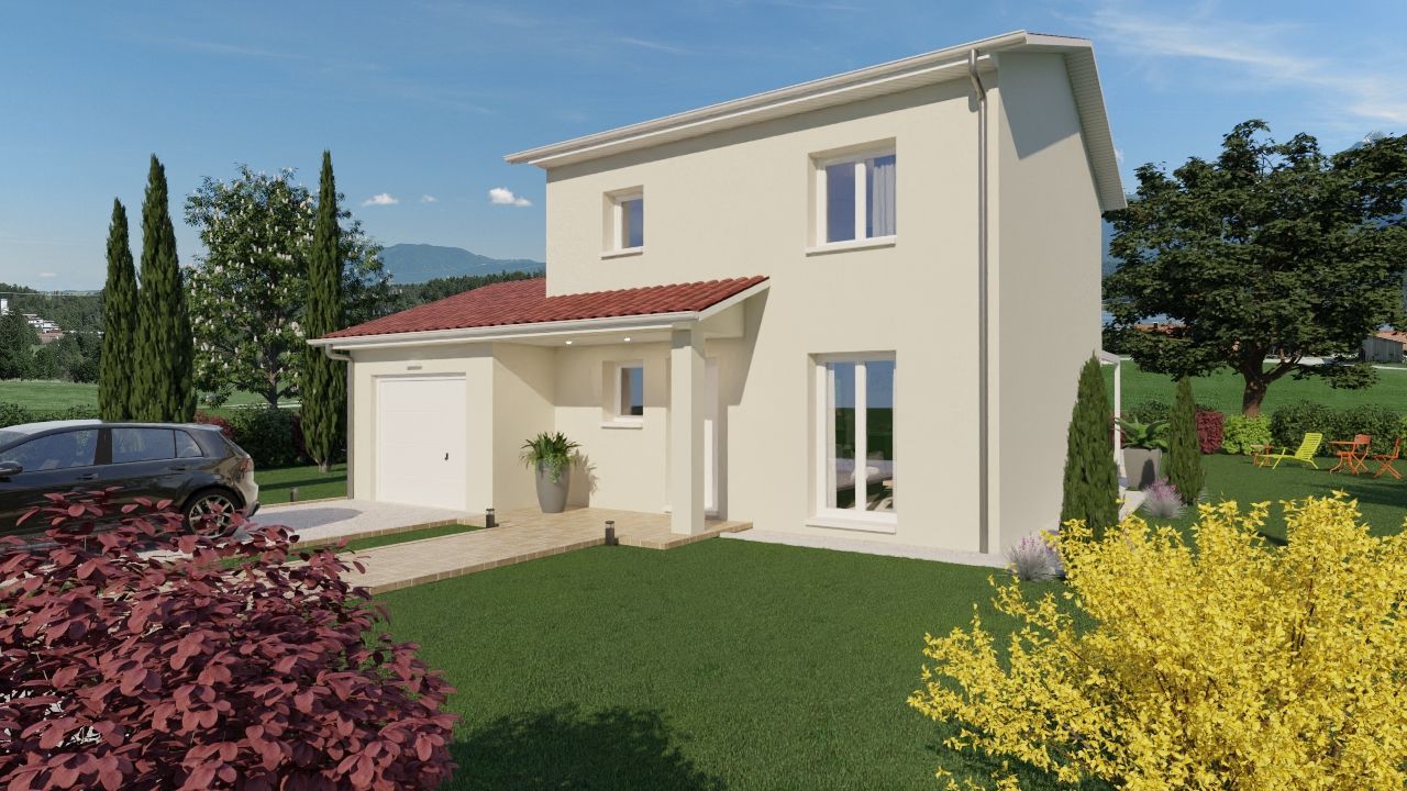 Maison 85 m² avec terrain à SAINT-ROMAIN-DE-JALIONAS (38) 1
