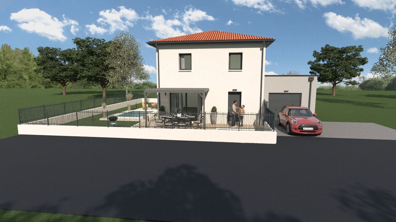 Maison  90 m² avec terrain à DECINES-CHARPIEU (69) 1