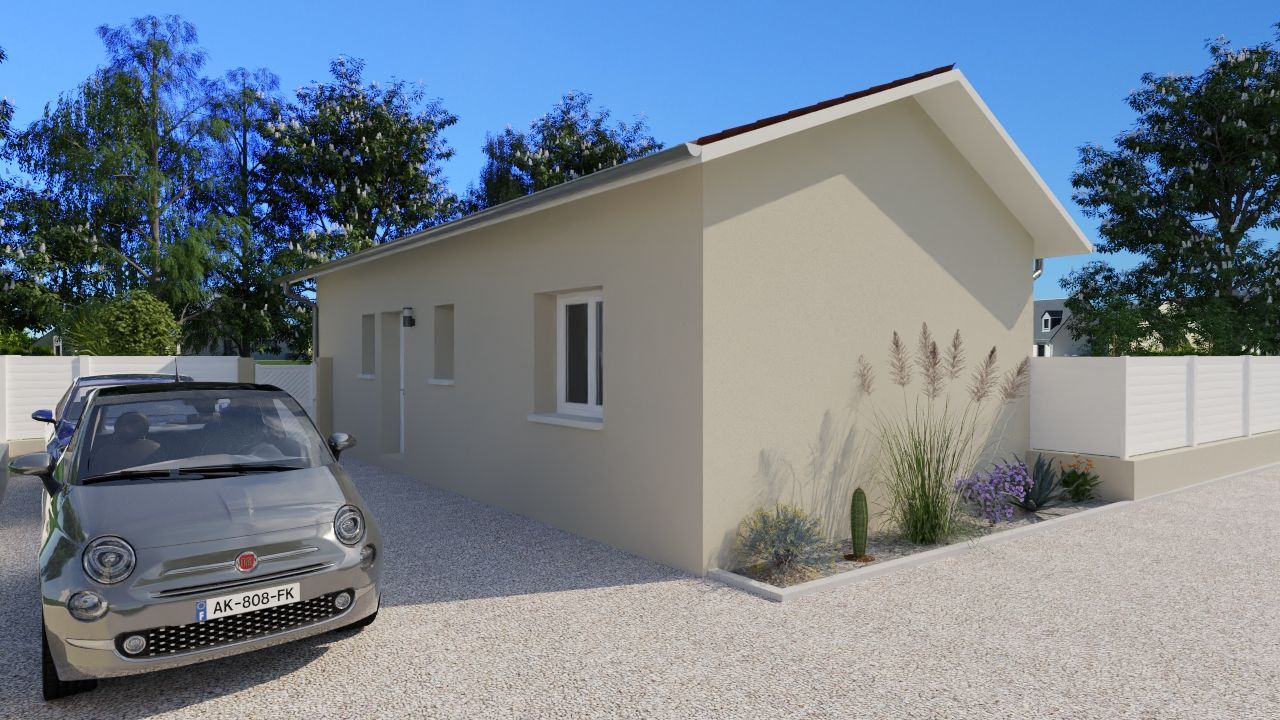 Maison T3 avec terrain 338 m² à FRONTONAS (38) 2