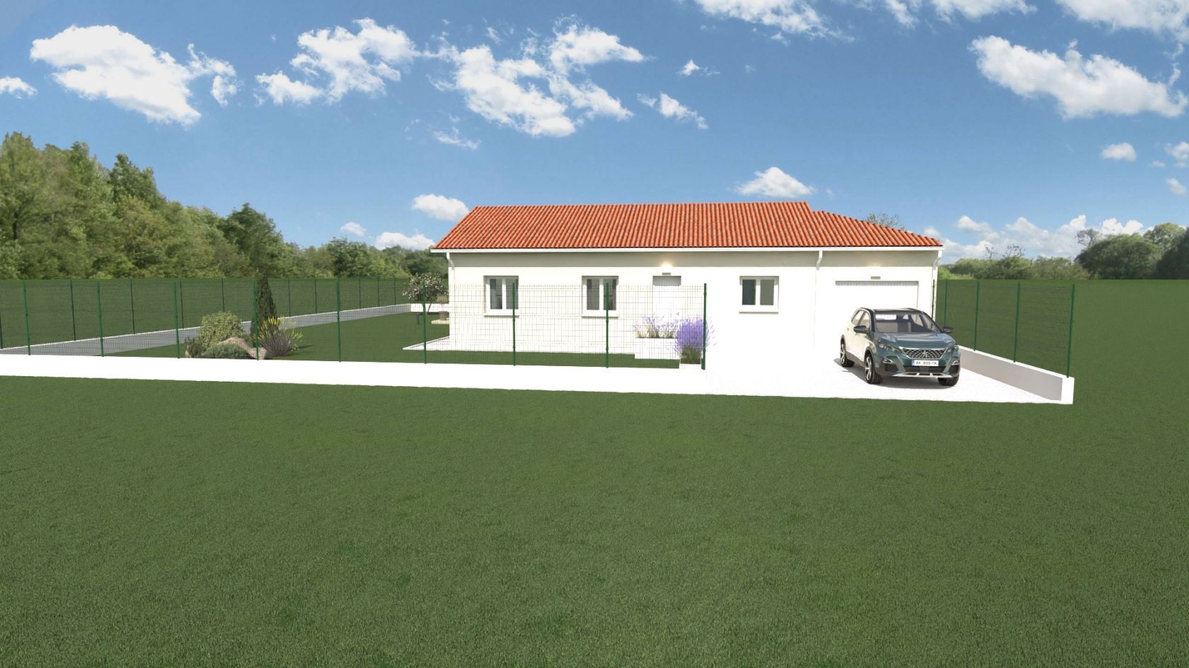 Maison  80 m² avec terrain à SAINT-BONNET-DE-MURE (69) 1