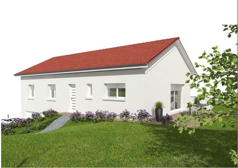 Maison 95 m² avec terrain de 550 m² à CHOZEAU (38) 2