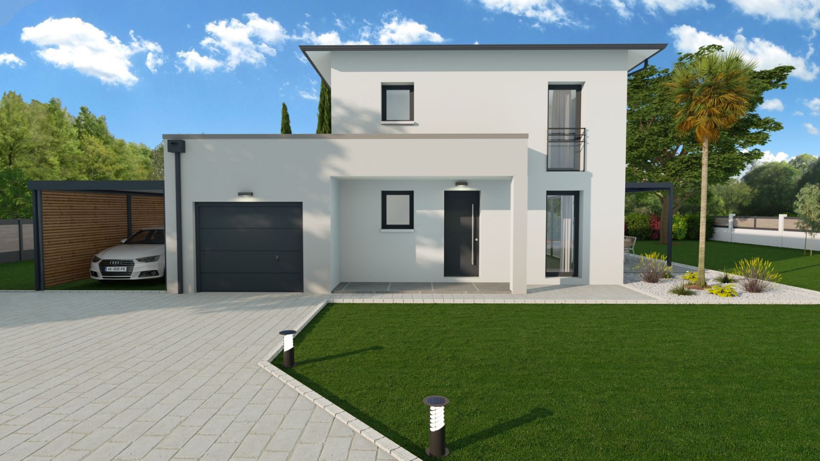 Maison 84.6 m² avec terrain à SAINT-ANDRE-DE-CORCY (01) 2