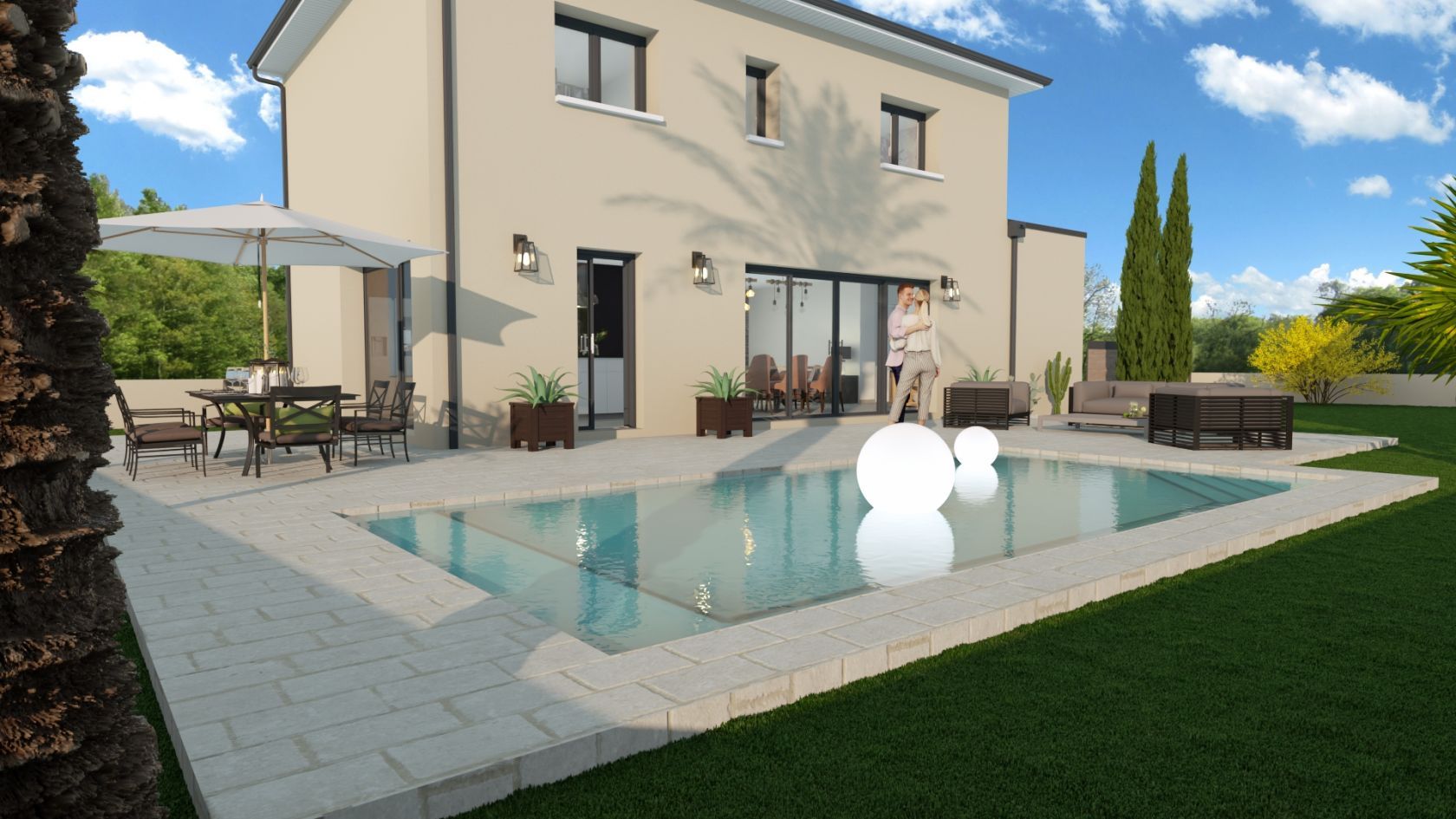 Maison 113.4 m² avec terrain à PONT-DE-CHERUY (38) 2