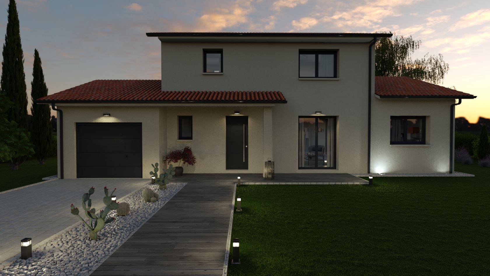 Maison 115 m² avec terrain à SAINT-LAURENT-DE-MURE (69) 2