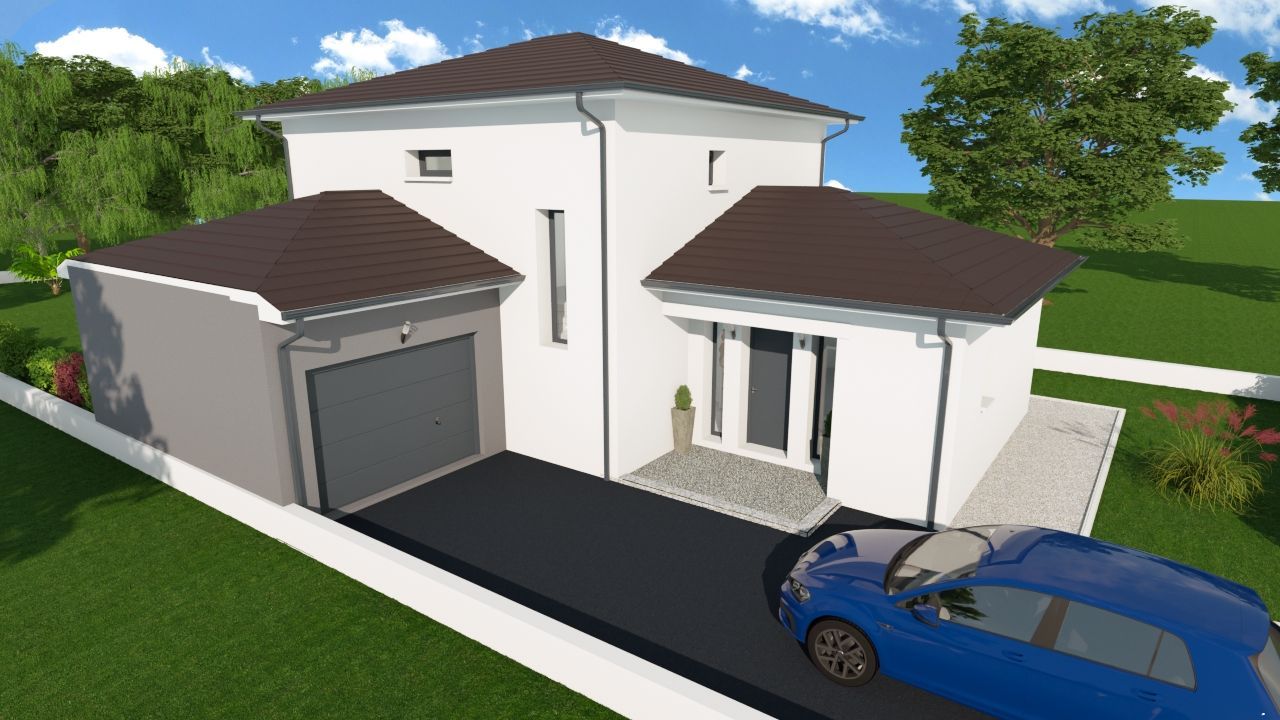 Maison 130 m² avec terrain à CHAVANOZ (38) 2