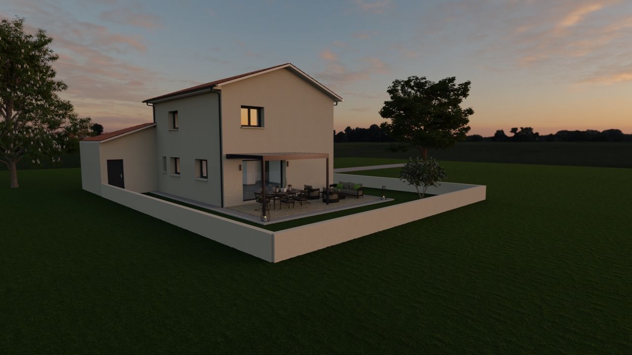Maison 106 m² avec terrain à LOYETTES (01) 2