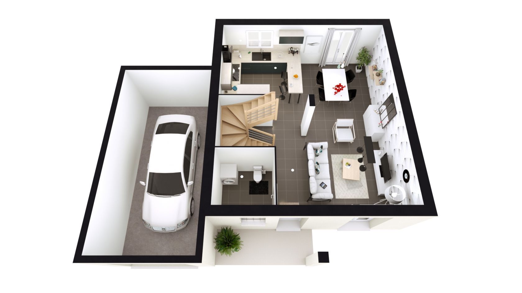 Maison 95 m² avec terrain à BELIGNEUX (01) 1