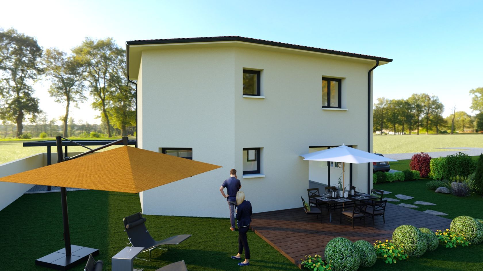 Maison m² avec terrain à MASSIEUX (01) 2