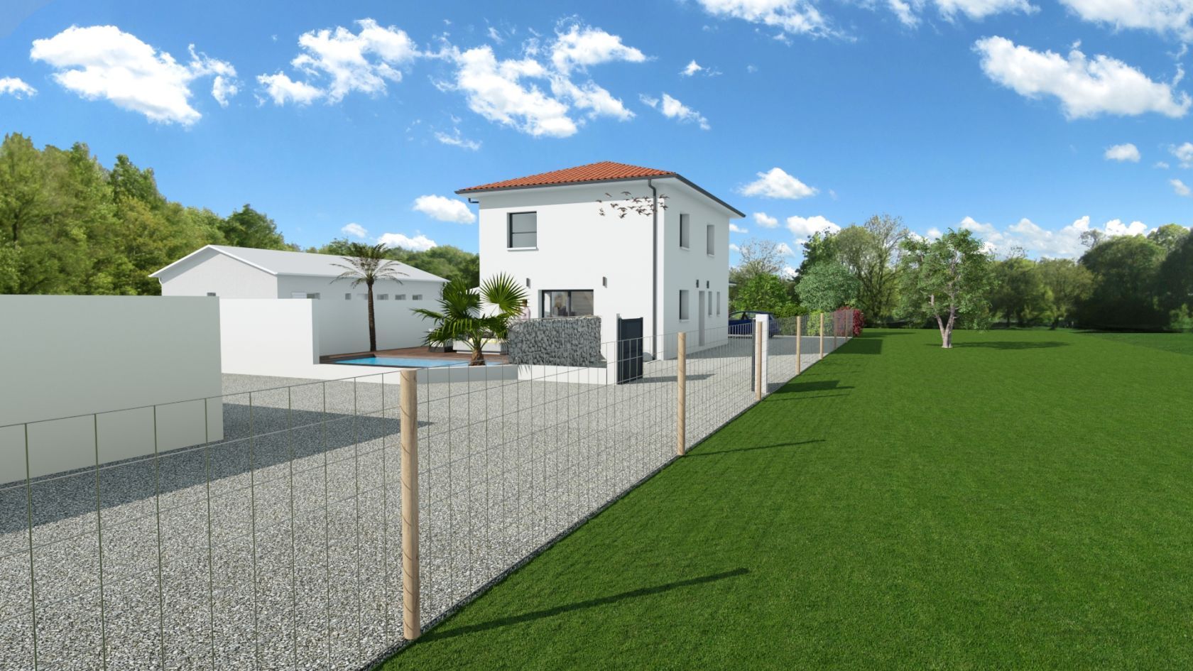 Maison 99 m² avec terrain à COLOMBIER-SAUGNIEU (69) 2