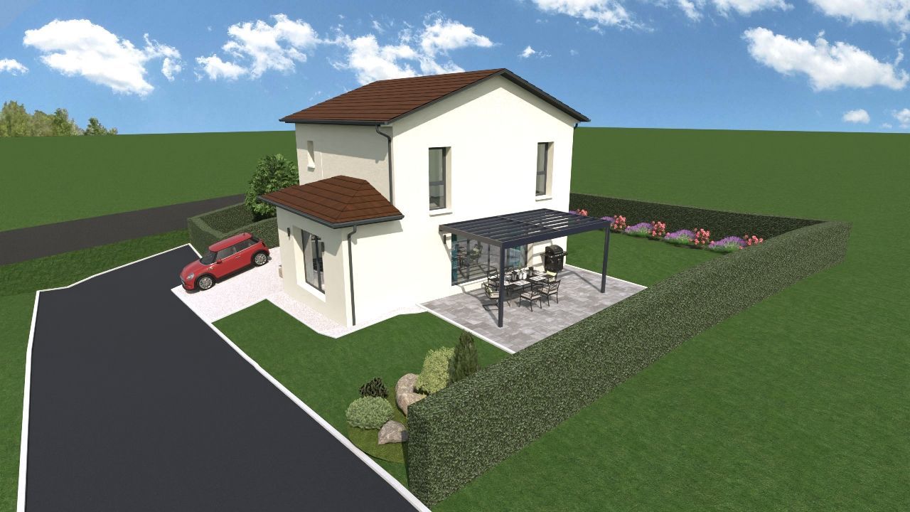 Maison 104 m² avec terrain à LIMONEST (69) 2