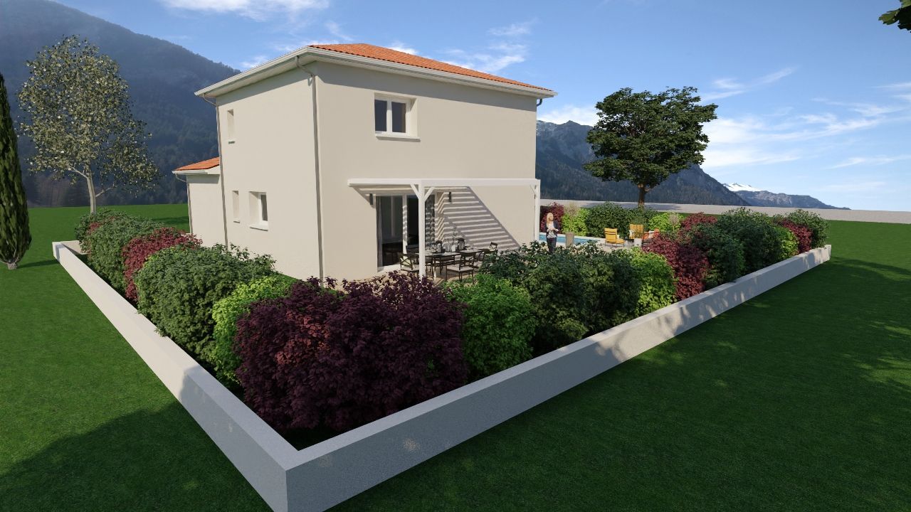 Maison 90 m² avec terrain à MASSIEUX (01) 2