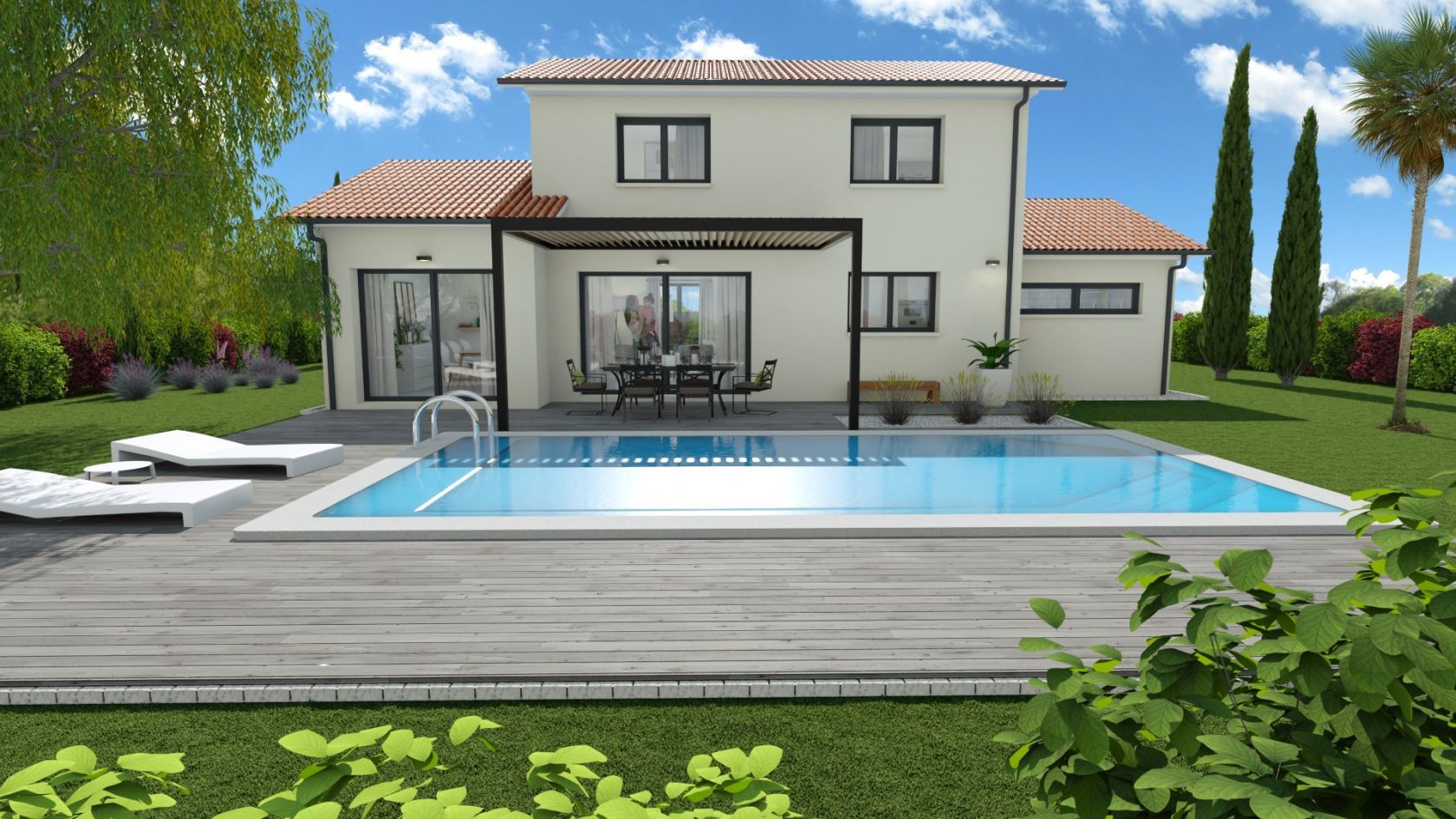 Maison 115 m² avec terrain à SAINT-PIERRE-DE-CHANDIEU (69) 2