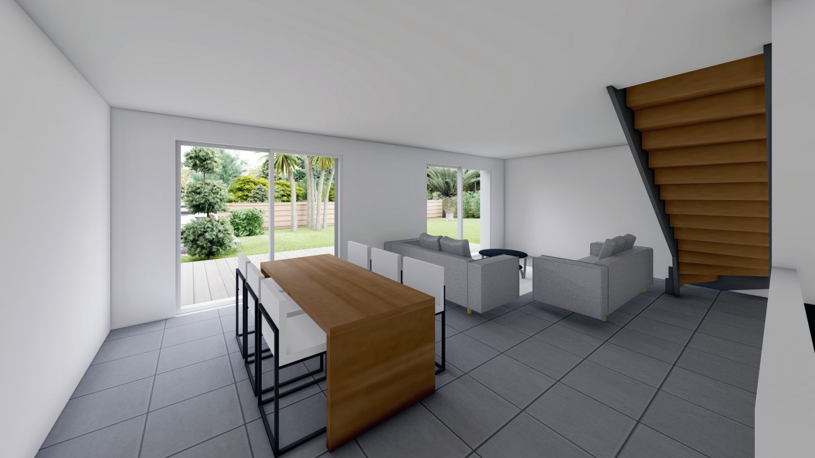 Maison neuve 110 m² à La Chapelle-des-Marais (44410)