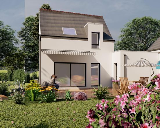 maison à construire de 86m2 disponible à THEIX (56450)
