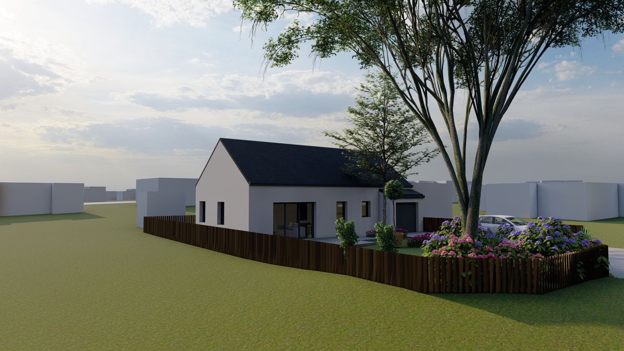 Maison neuve 74 m² à La Trinité-Surzur (56190)