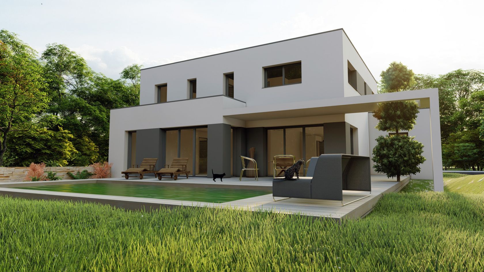 Maison neuve 135 m² à Grand-Champ (56390)