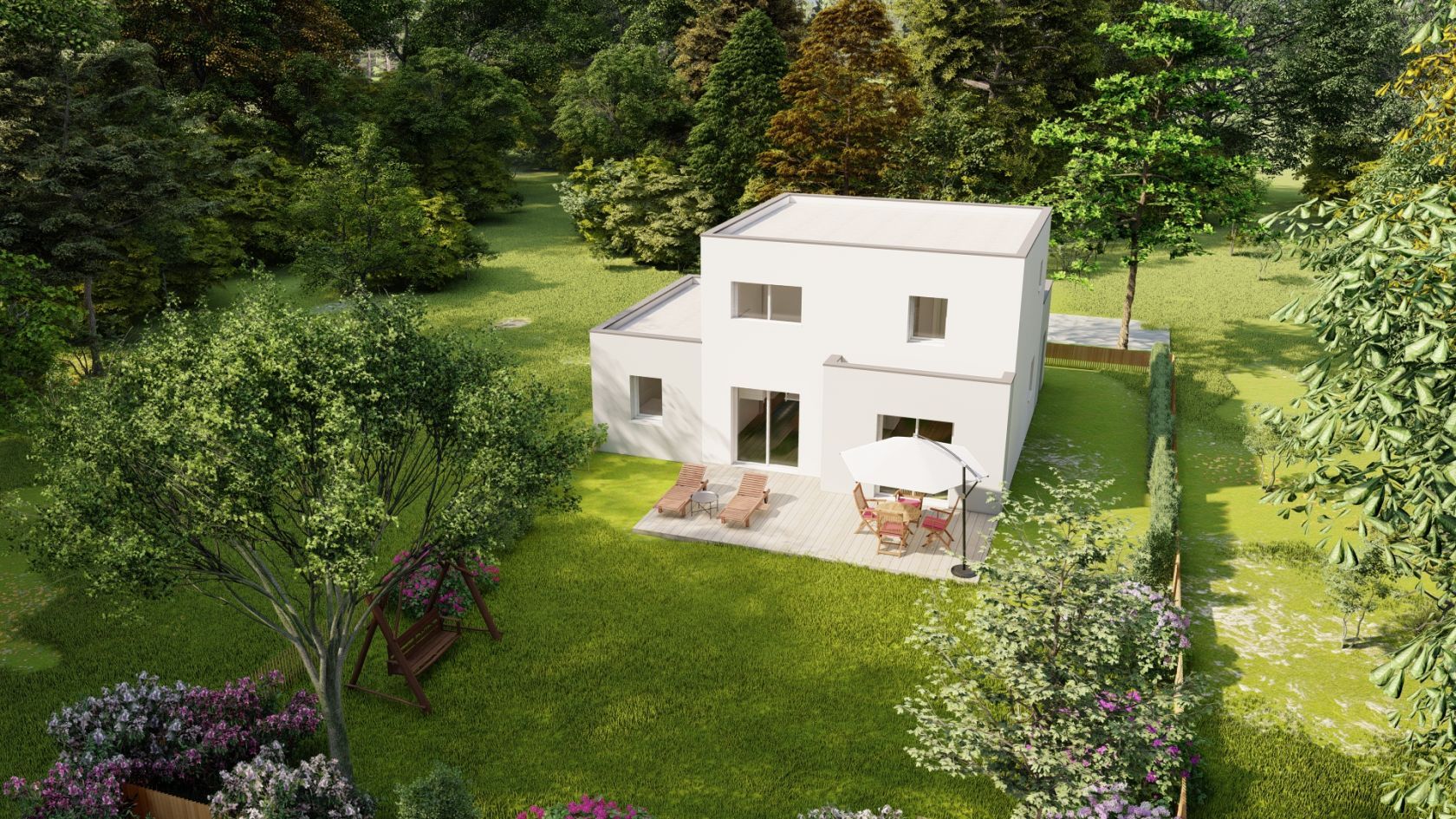 Maison neuve 115 m² à Saint-Guyomard (56460)