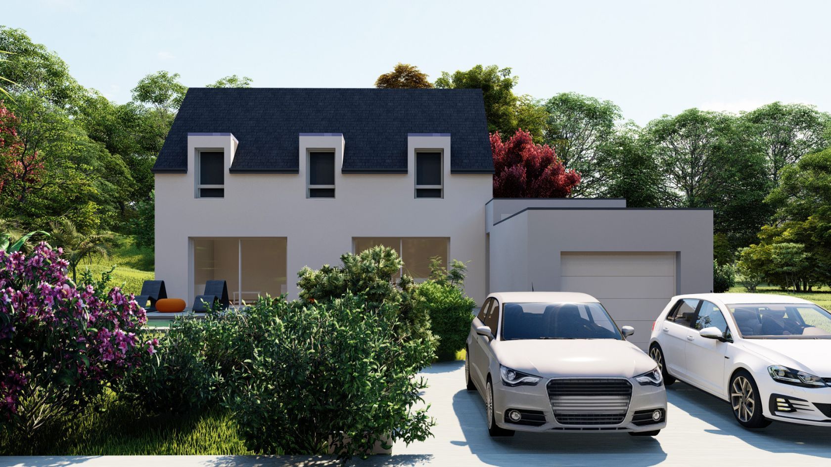 Maison neuve 126 m² à La Vraie-Croix (56250)