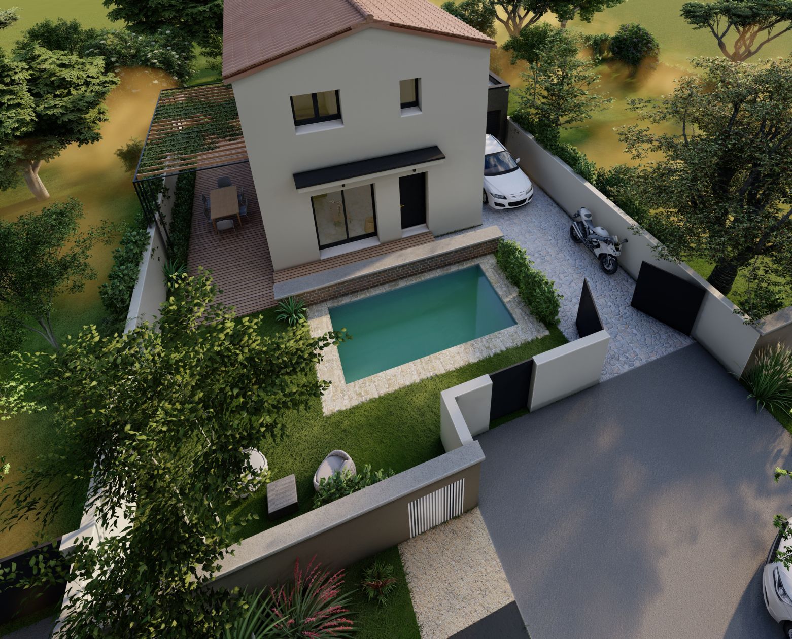 Maison neuve 80 m² à Castelnau-le-Lez (34170)