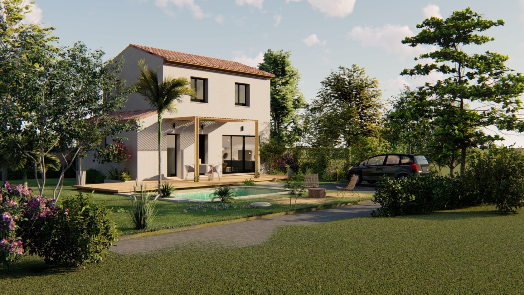 Maison neuve 82 m² à Puilacher (34230)