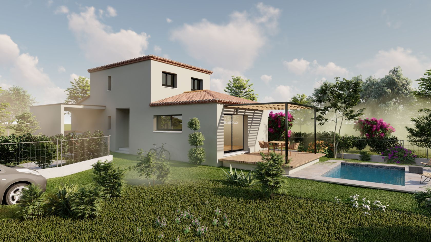maison individuelle de 110m2 en vente à MONTPELLIER (34000)