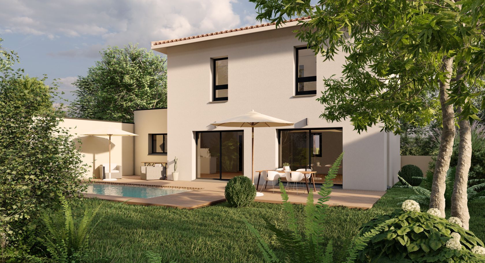 Maison neuve 85 m² à Aujargues (30250)