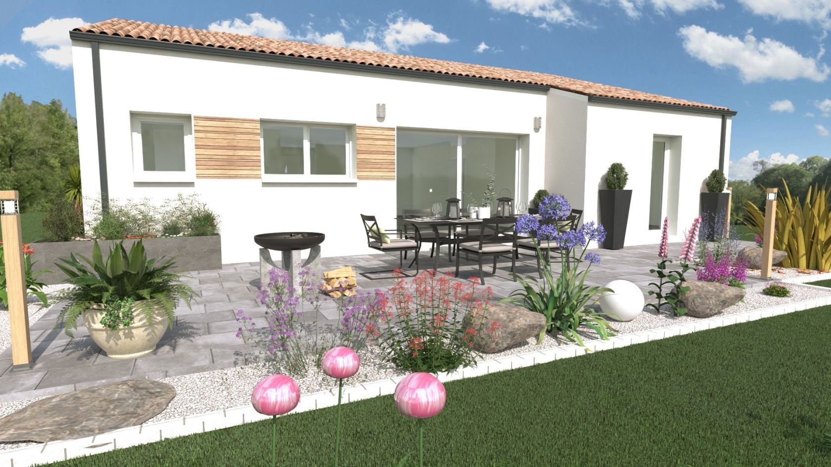Maison neuve 99 m² à Port-d'Envaux (17350)