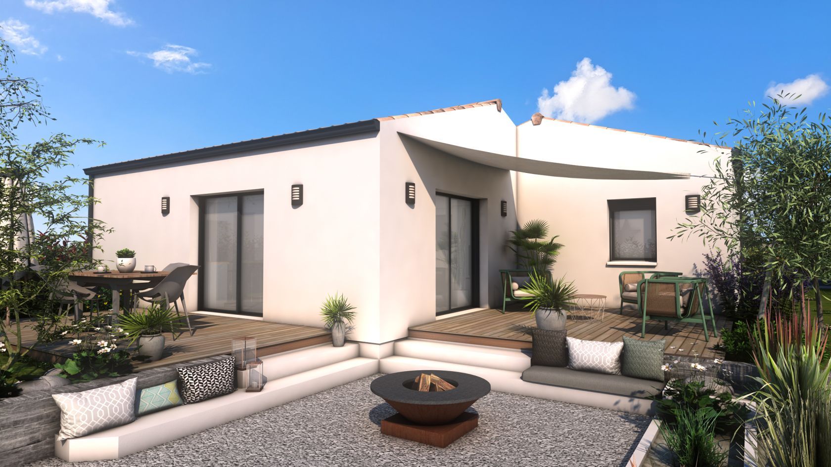 Maison neuve 81 m² à Nieul-lès-Saintes (17810)