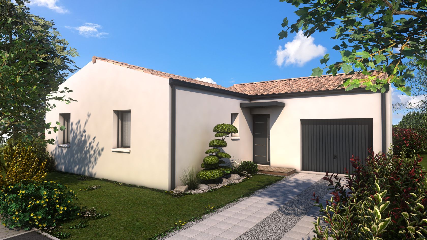 Maison neuve 81 m² à Nieul-lès-Saintes (17810)