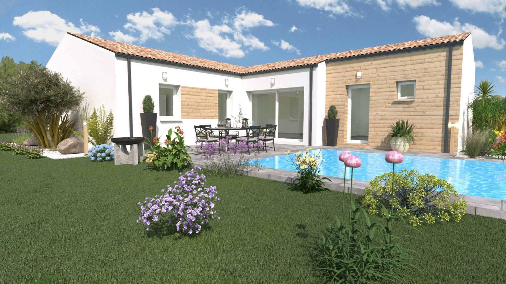 Maison neuve 90 m² à La Tremblade (17390)