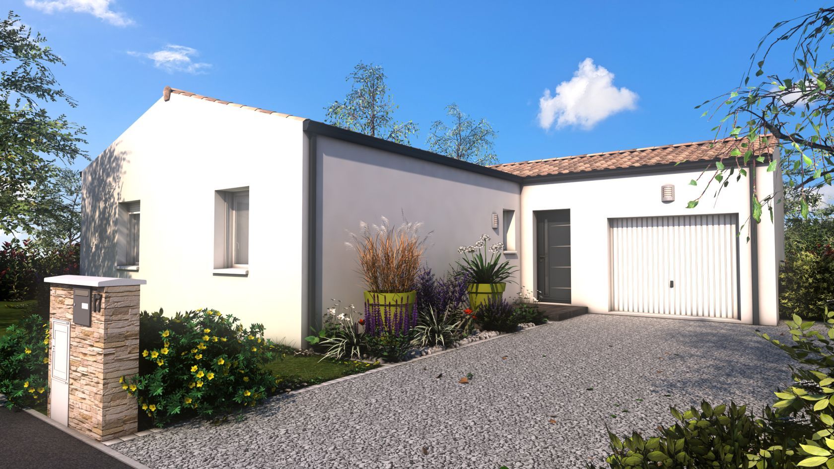 Maison neuve 80 m² à Semussac (17120)