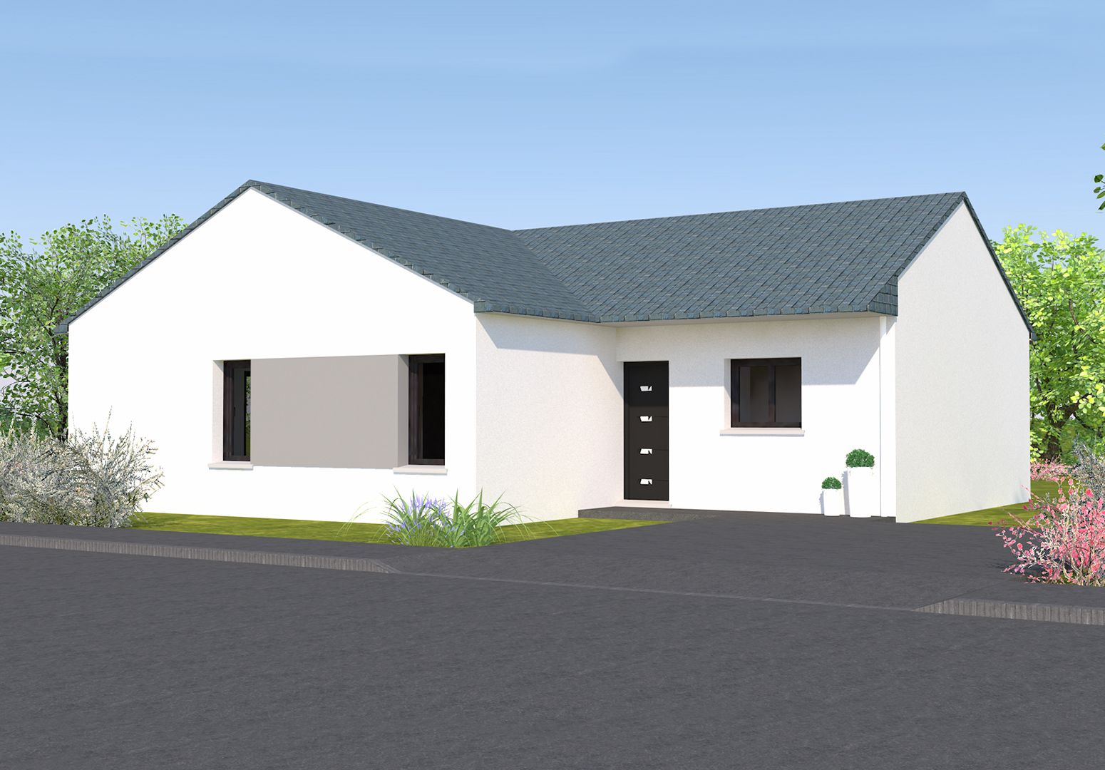 Jolie maison à construire de 98.62m2 à PLOUHARNEL