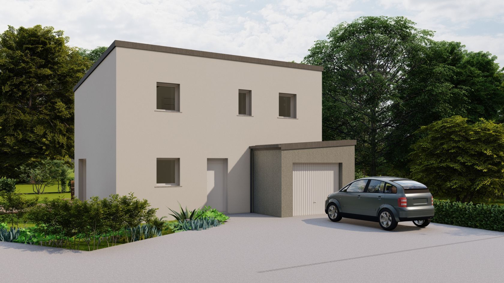 maison à construire de 100.49m2 à PLOUHARNEL