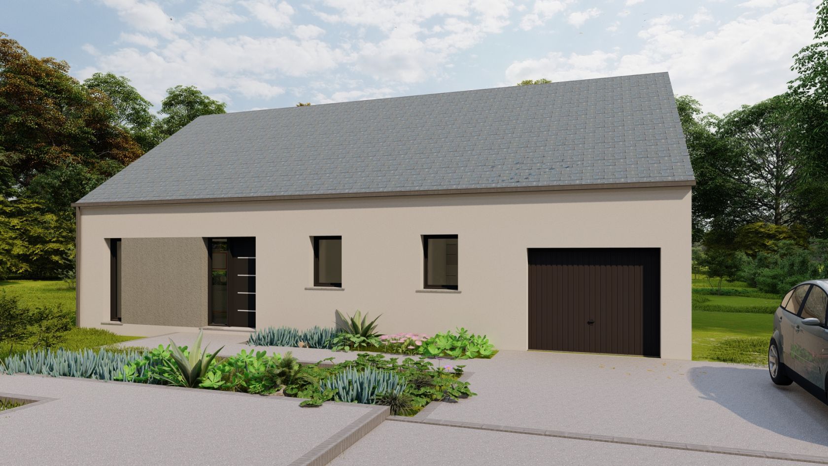 Belle maison à construire de 115m2 disponible à PLOUHARNEL