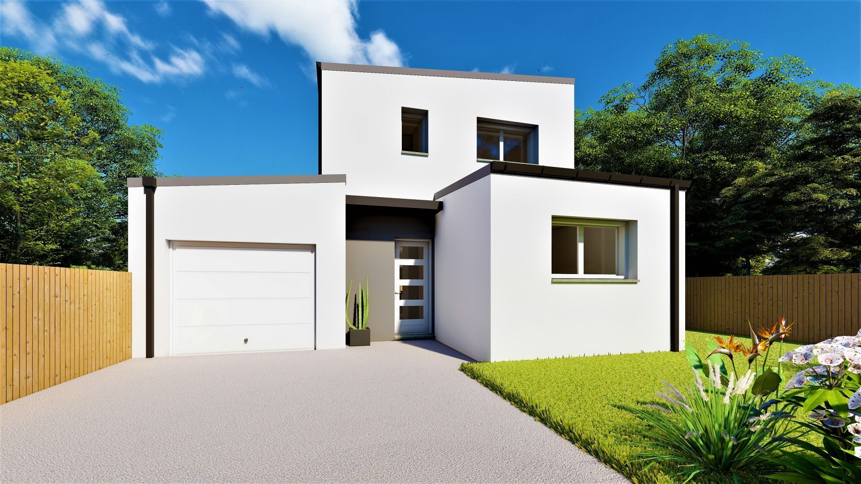 Sublime maison à construire de 92m2 en vente à MERNEL