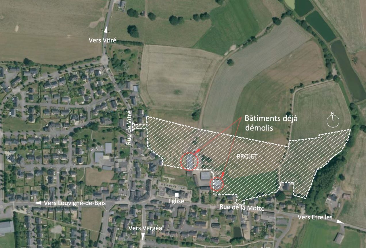 Charmant terrain constructible viabilisé de 600m2 disponible à TORCE (35370)