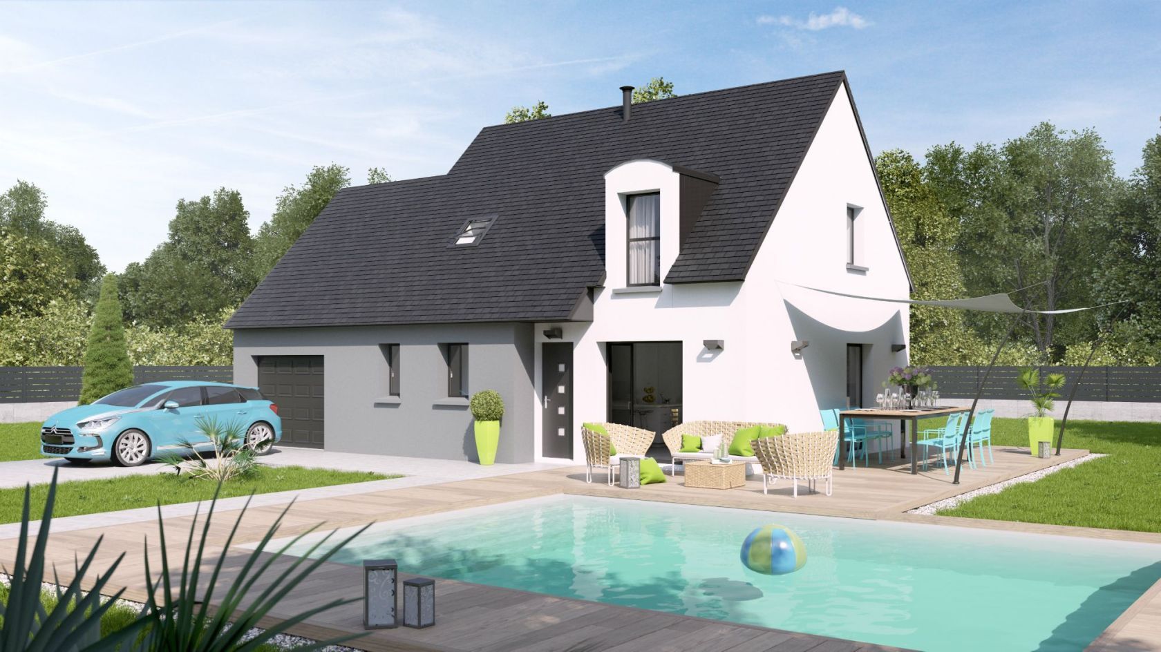 maison individuelle à SAINTE-HELENE (56700)