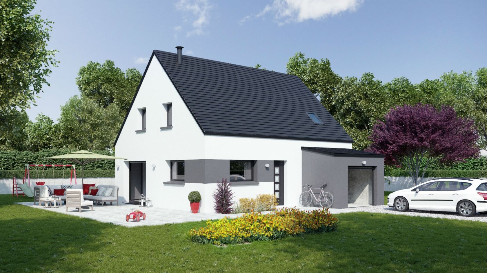 Jolie maison à vendre de 85m2 disponible à PLOEREN