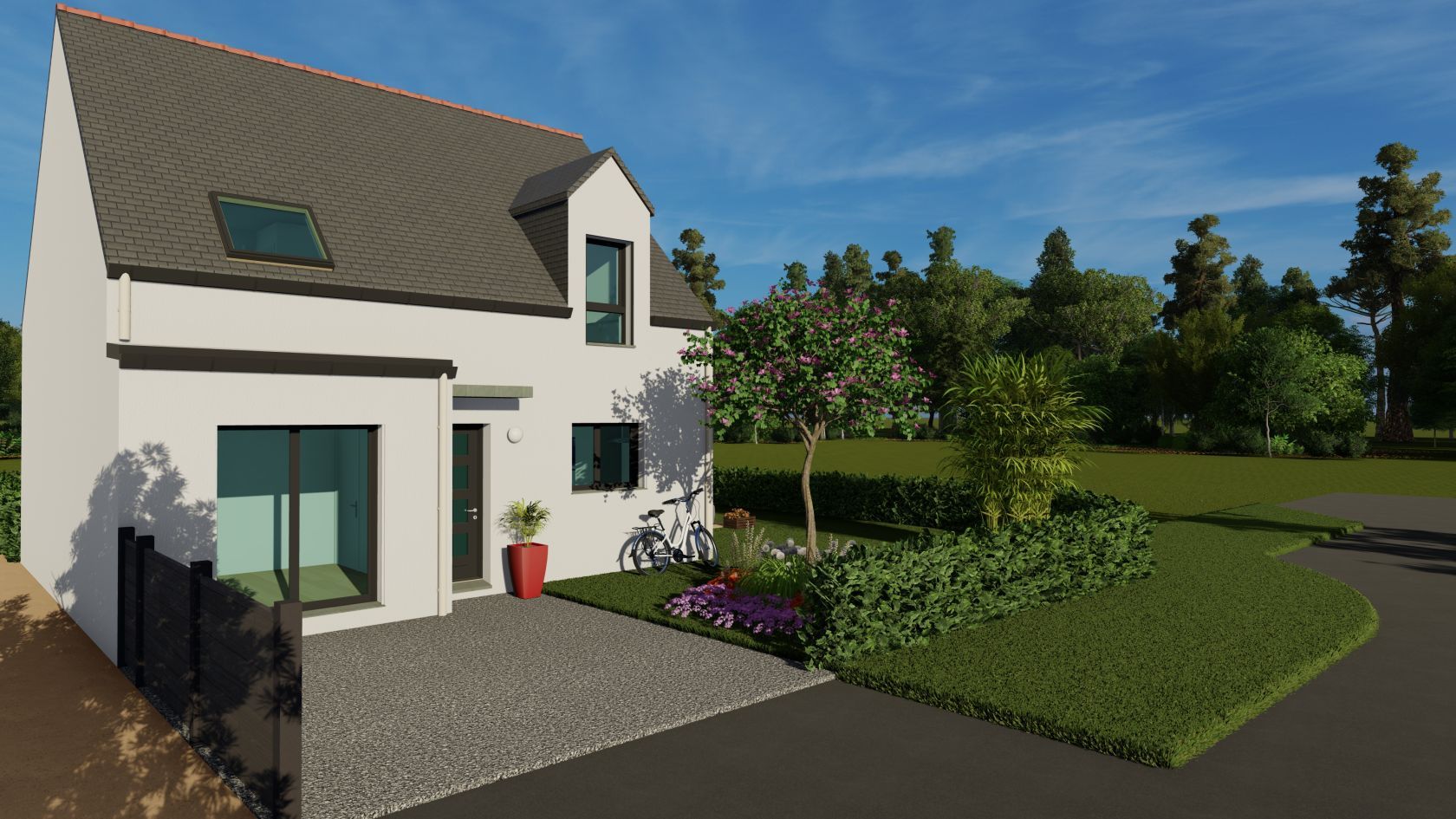 maison à vendre de 90m2 à LE HEZO (56450)