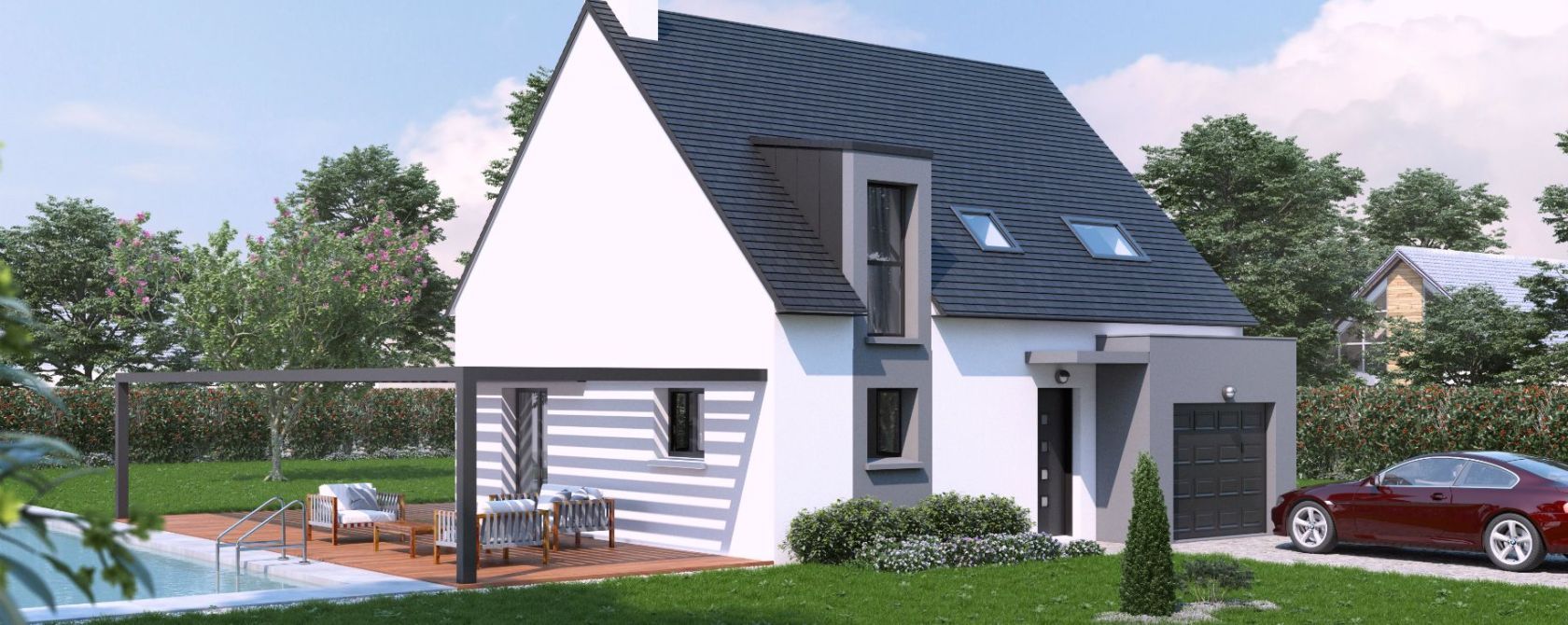 Sublime maison individuelle de 85m2 en vente à LA GACILLY (56200)