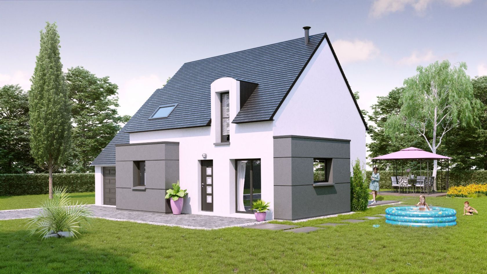 maison individuelle de 115m2 en vente à CRUGUEL