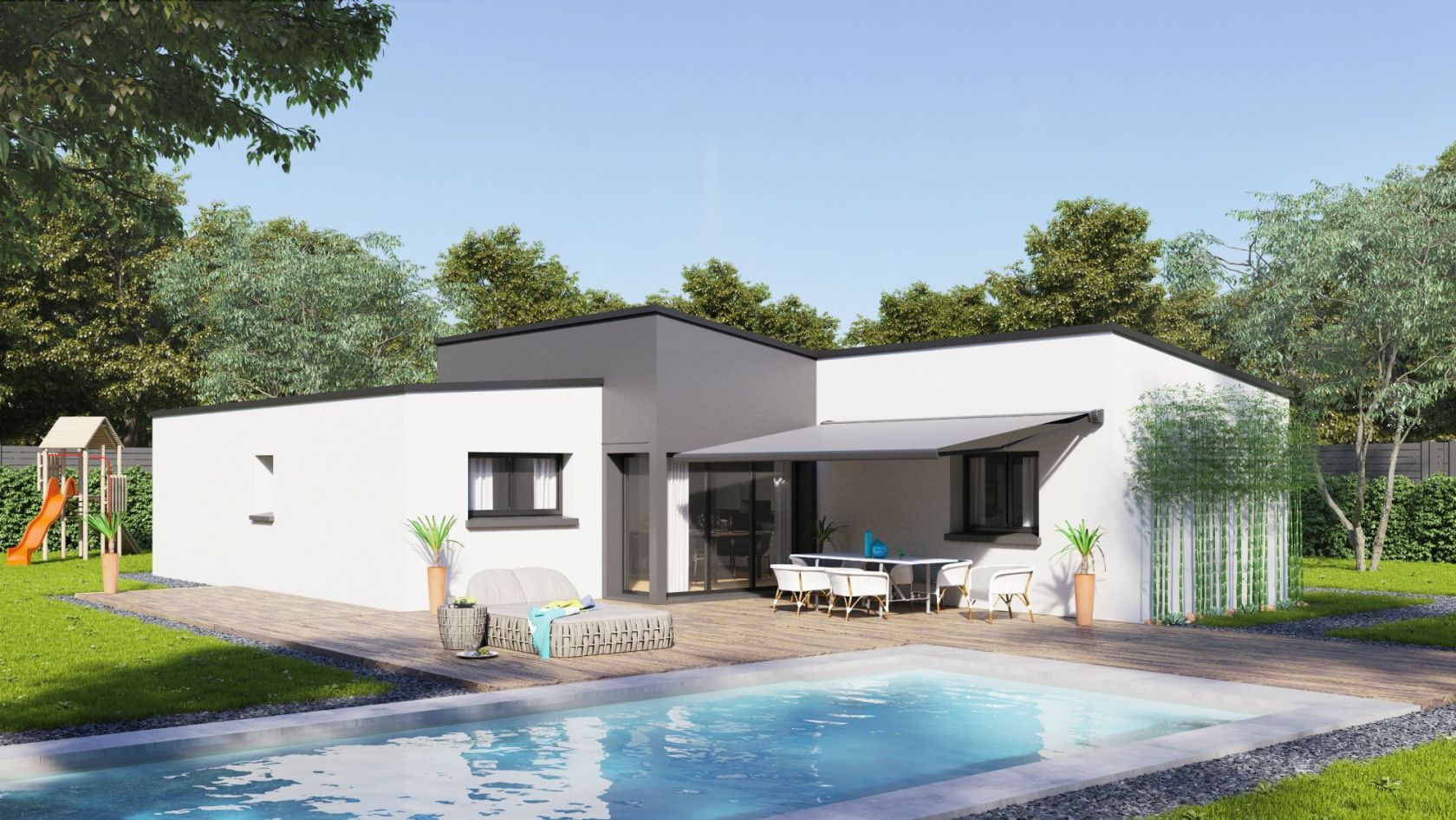 Charmante maison à construire de 85m2 en vente à SERENT