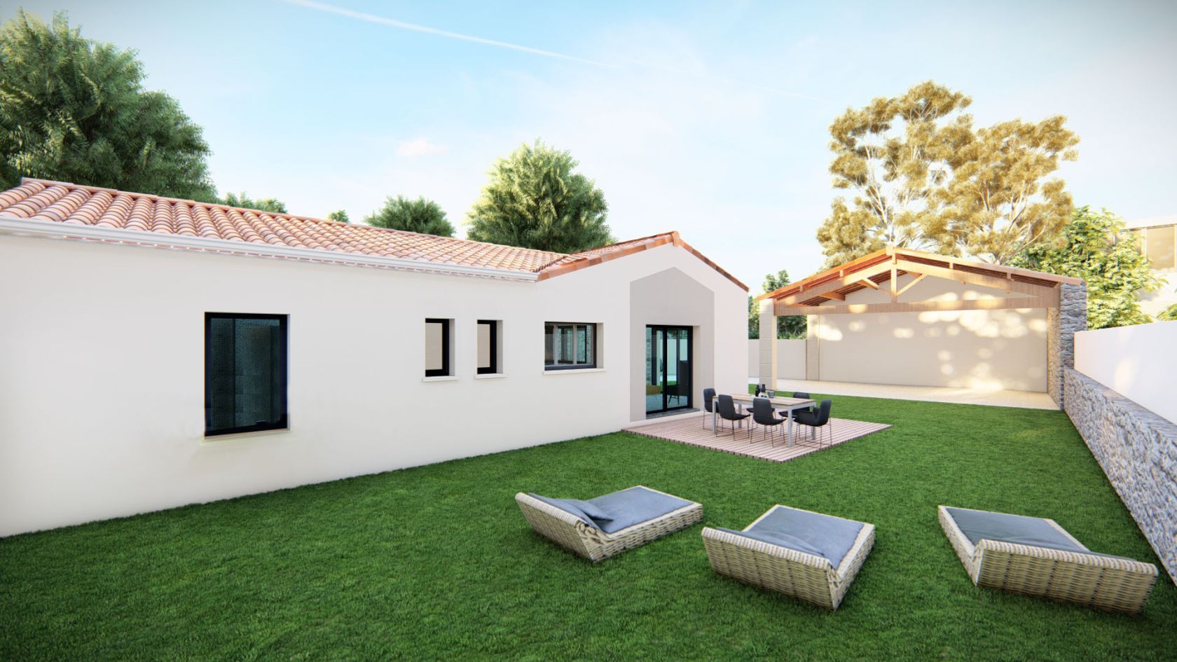 maison à construire de 132m2 à FONTAINE-LE-COMTE