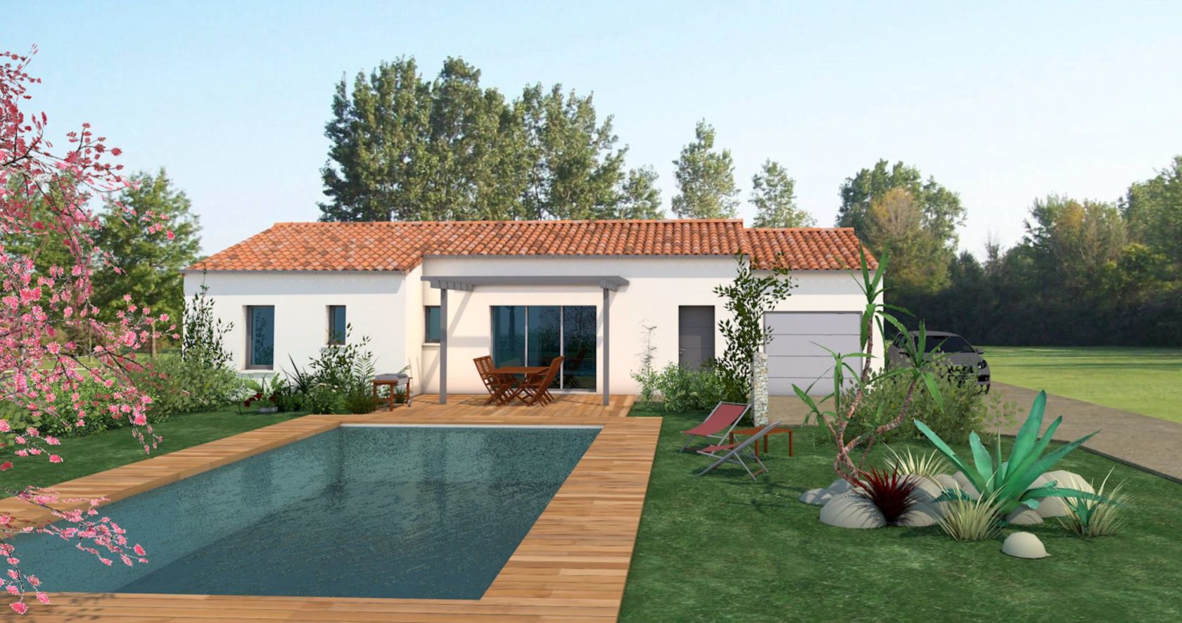 Belle maison individuelle de 99m2 à CHAURAY (79180)