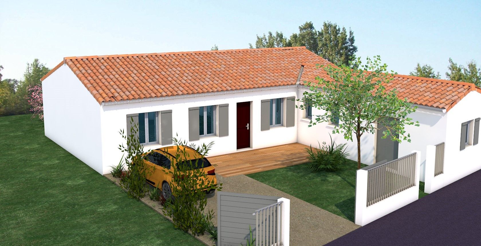 Agréable maison de 90m2 en vente à CHASSENEUIL-DU-POITOU