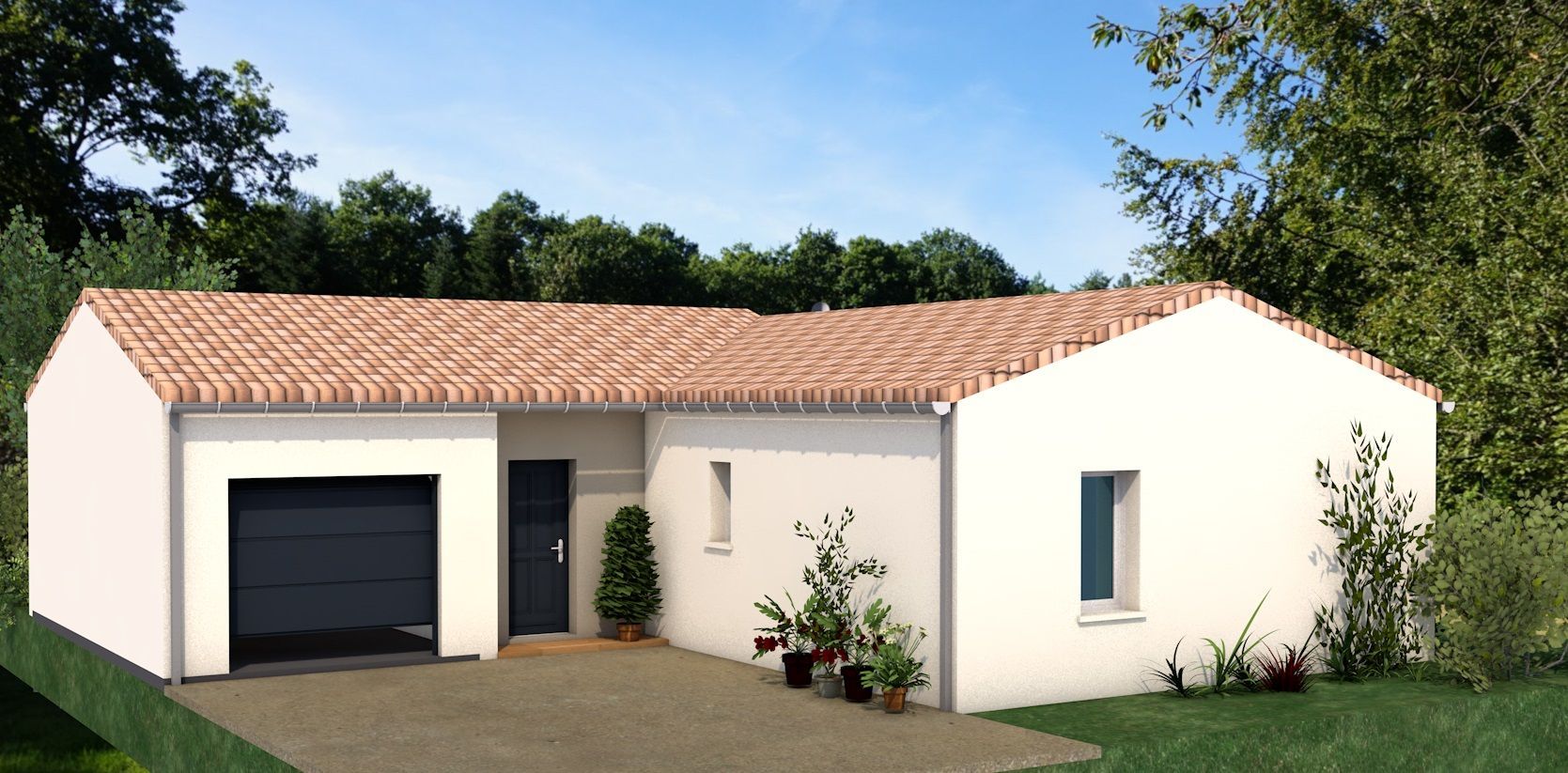 Jolie maison individuelle de 70m2 à COULON (79510)