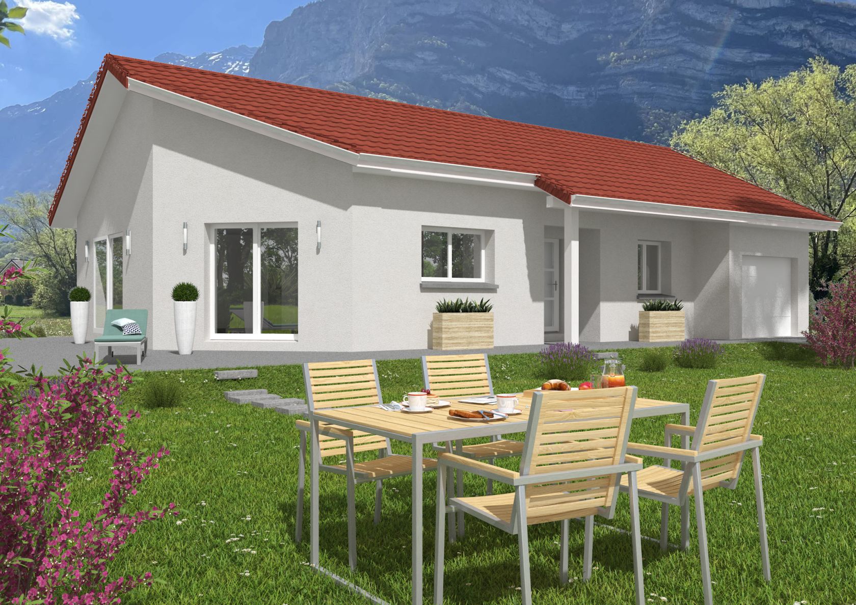 Belle maison individuelle à SAINT-GEORGES-DE-COMMIERS (38450)