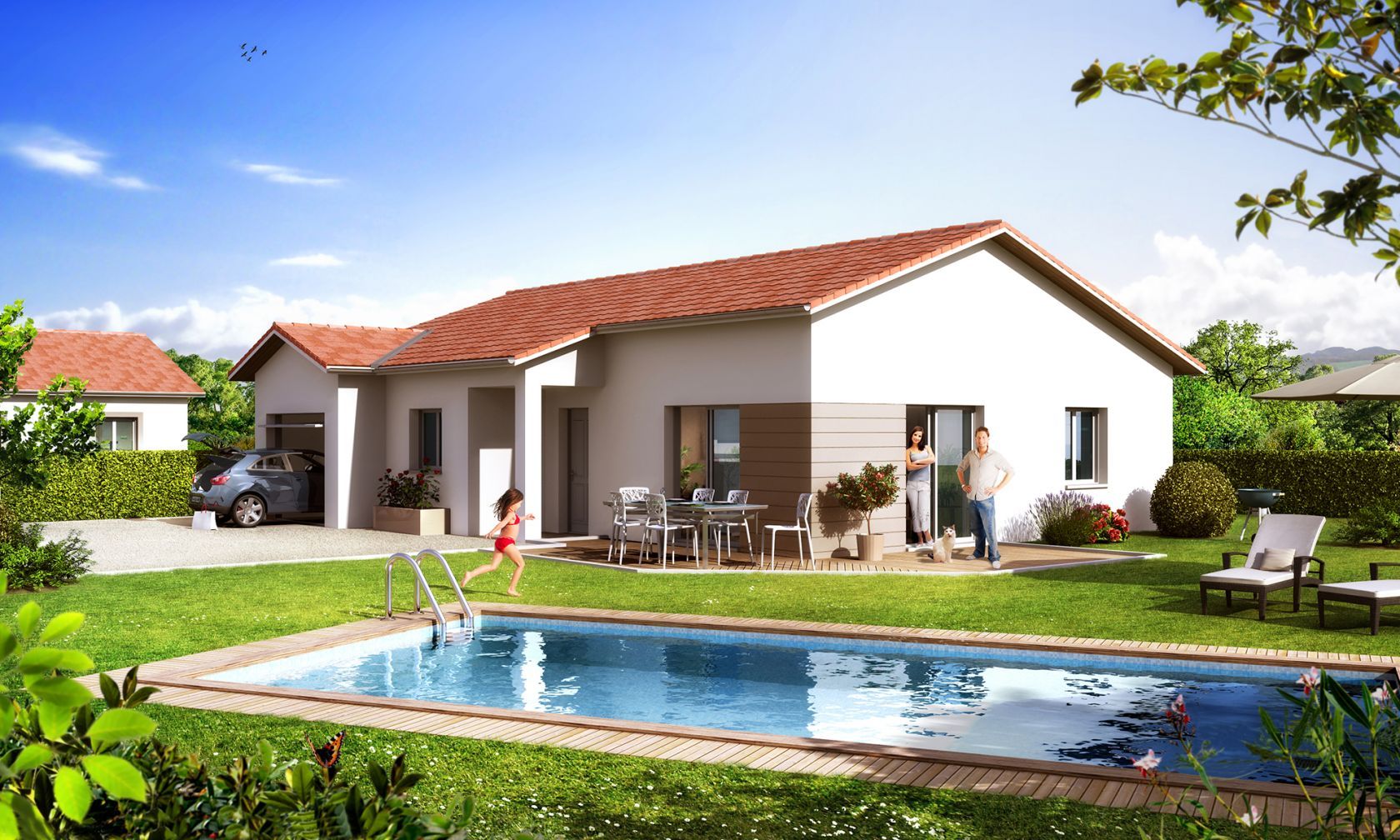 maison individuelle de 94.55m2 à LOYETTES (01360)