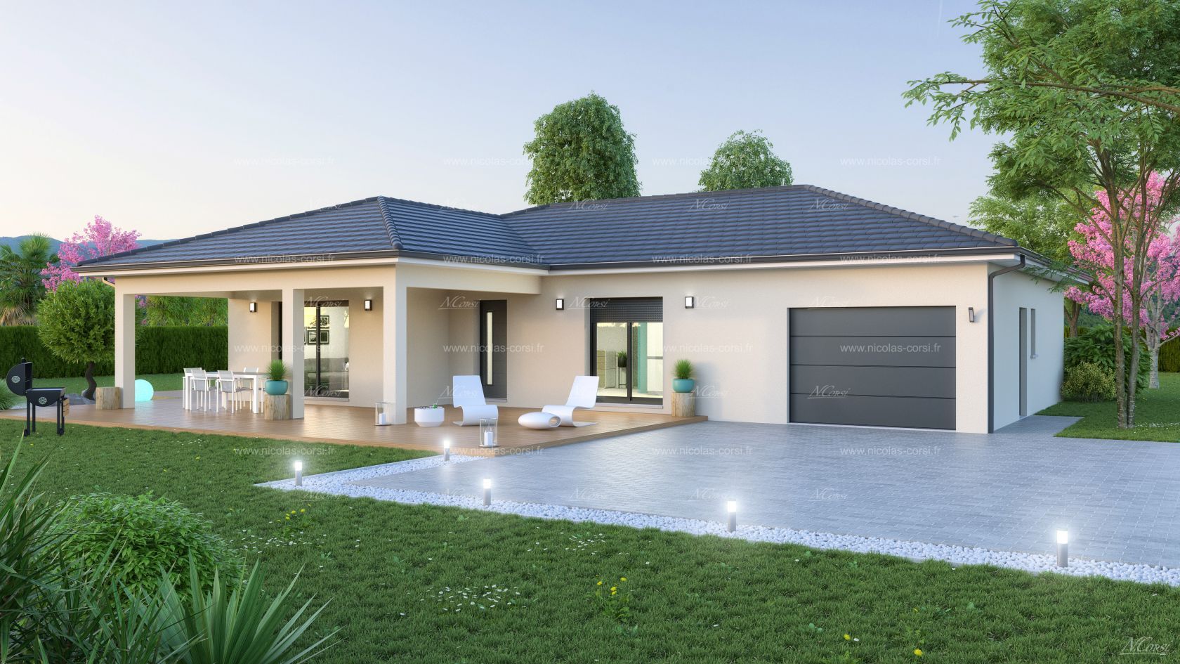 Très belle maison à construire à LAGNIEU (01150)