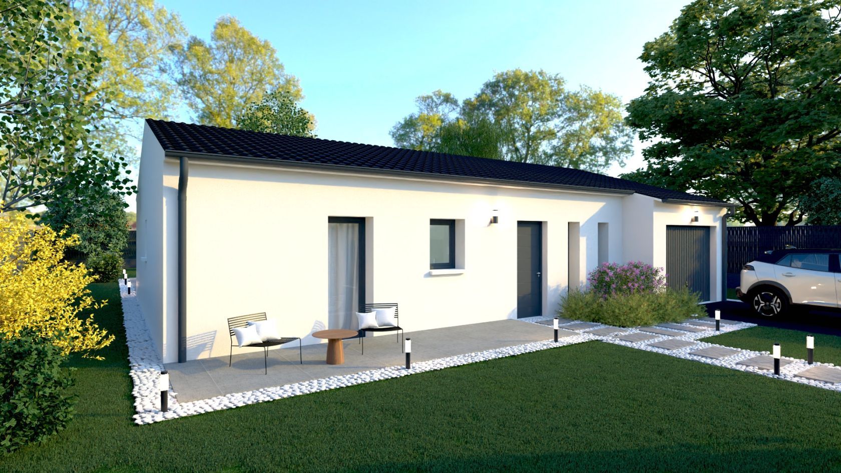 maison à construire de 81m2 en vente à PESSINES (17810)